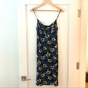 No. 6 Floral Silk Slip Dress